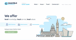 Desktop Screenshot of caulfieldinsurance.com